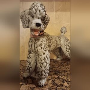 Antique Austrian Ceramic Poodle